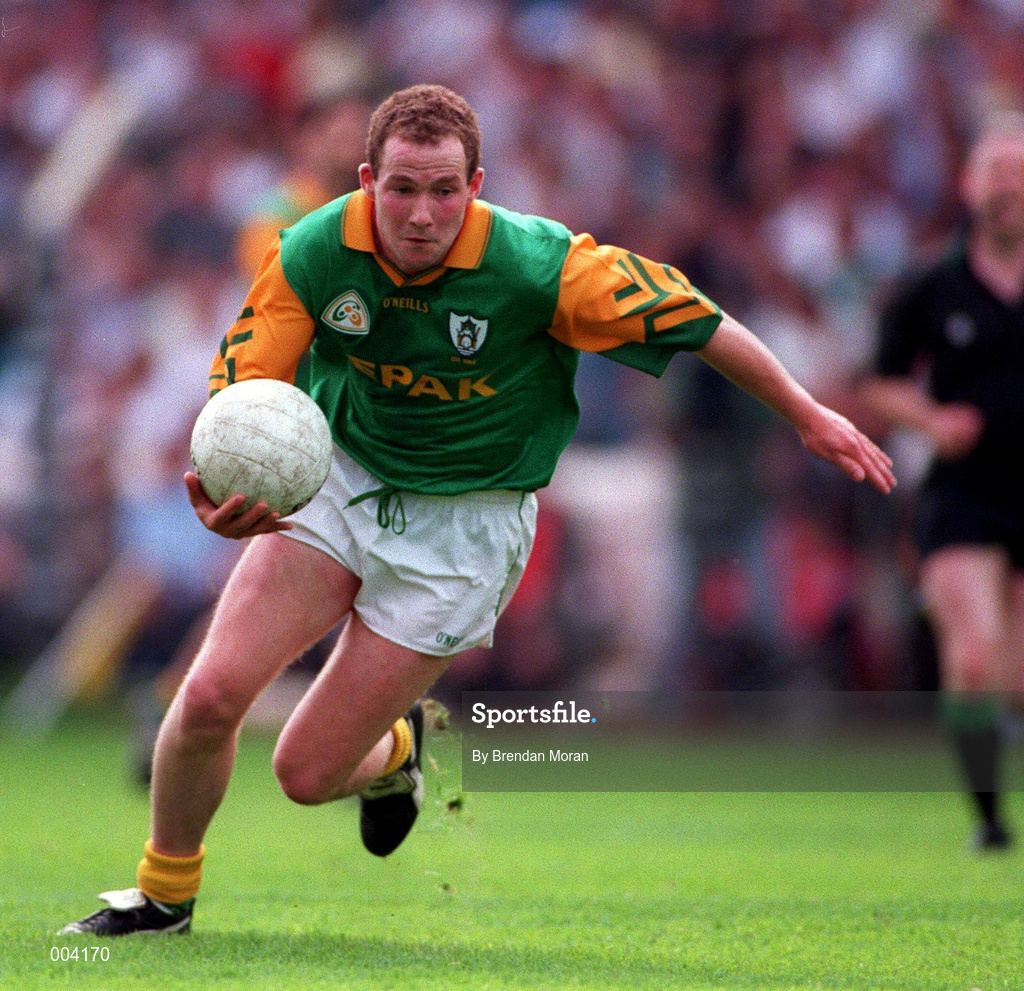 3 August 1997; Ollie Murphy of Meath during the Leinster GAA Senior Football Championship Semi-Final Second Replay match between Kildare and Meath at Croke Park in Dublin. Photo by Brendan Moran/Sportsfile