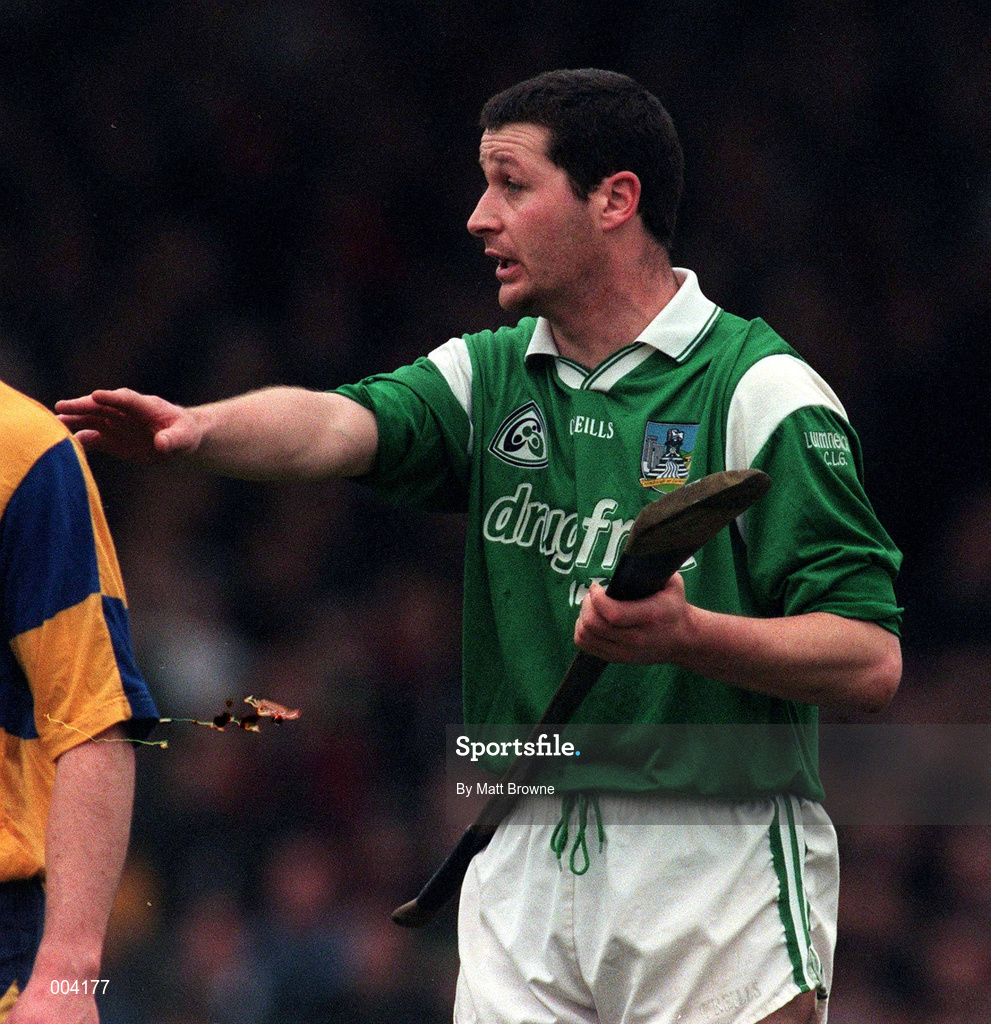 22 March 1998; Pa Carey of Limerick during the Church & General National Hurling League Division 1A match between Limerick and Clare at the Gaelic Grounds in Limerick. Photo by Matt Browne/Sportsfile