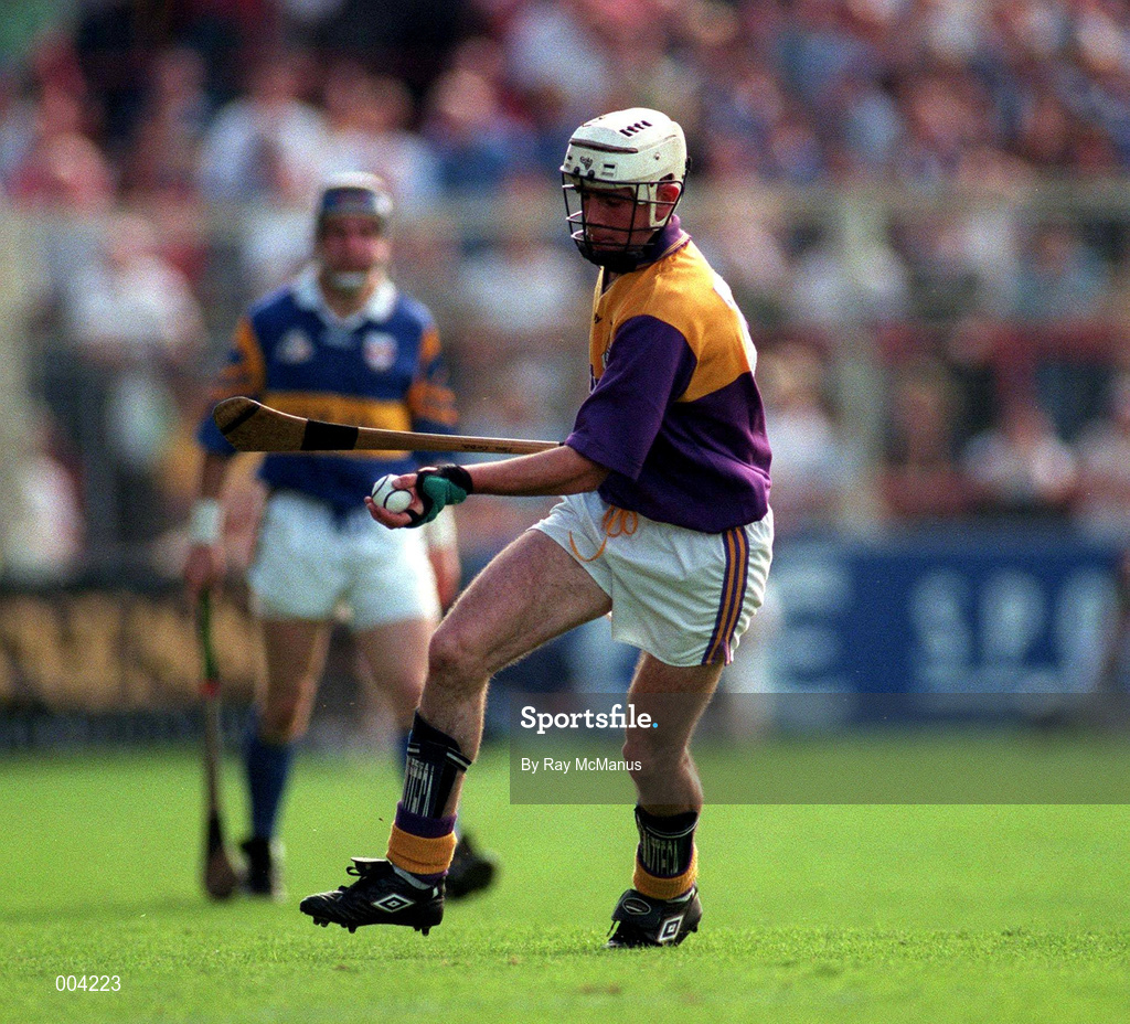 17 August 1997; Paul Codd of Wexford during the GAA All-Ireland Senior Hurling Championship Semi-Final match between Tipperary and Wexford at Croke Park in Dublin. Photo by Ray McManus/Sportsfile