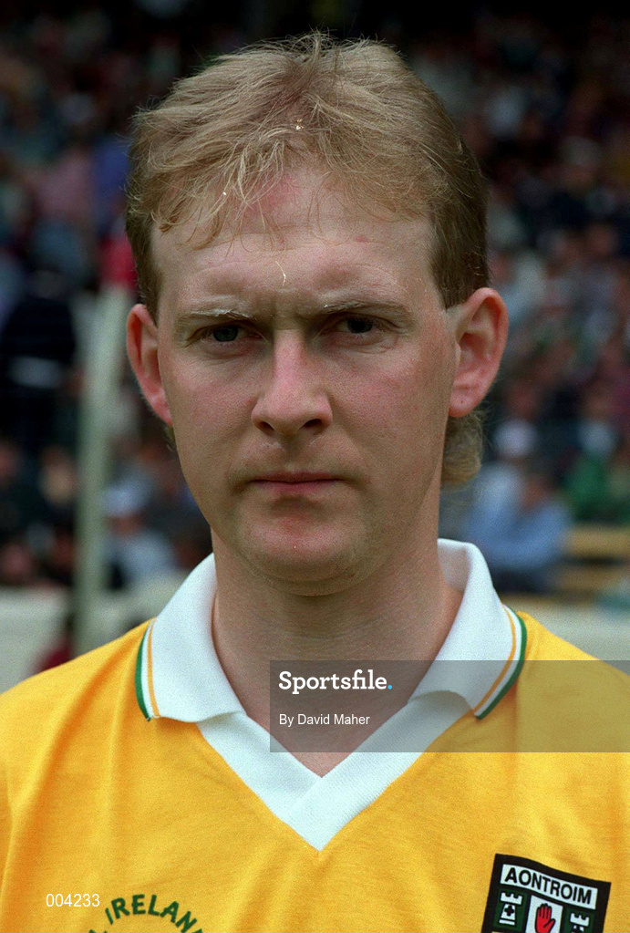 7 August 1994; Paul Jennings of Antrim ahead of the All-Ireland Senior Hurling Championship Semi-Final match between Limerick and Antrim at Croke Park in Dublin. Photo by David Maher/Sportsfile