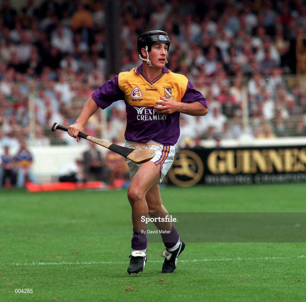 17 August 1997; Rory McCarthy of Wexford during the GAA All-Ireland Senior Hurling Championship Semi-Final match between Tipperary and Wexford at Croke Park in Dublin. Photo by David Maher/Sportsfile