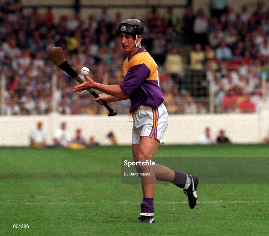 17 August 1997; Rory McCarthy of Wexford during the GAA All-Ireland Senior Hurling Championship Semi-Final match between Tipperary and Wexford at Croke Park in Dublin. Photo by David Maher/Sportsfile