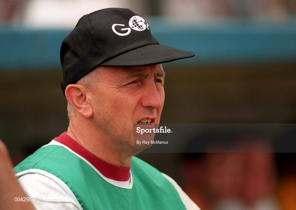 30 July 1995; Meath manager Sean Boylan during the Bank of Ireland Leinster Senior Football Championship Final match between Dublin and Meath at Croke Park in Dublin. Photo by Ray McManus/Sportsfile