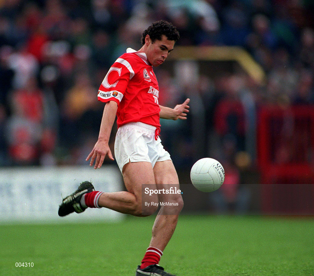 4 May 1997; Sean Og O'hAilpin of Cork during the National Football League Final match between Cork and Kerry at Páirc Uí Chaoimh in Cork. Photo by Ray McManus/Sportsfile