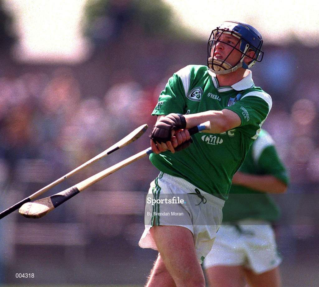 25 May 1997; Shane O'Neill of Limerick during the Munster Senior Hurling Championship Quarter-Final between Limerick and Waterford at Semple Stadium in Thurles, Tipperary. Photo by Brendan Moran/Sportsfile