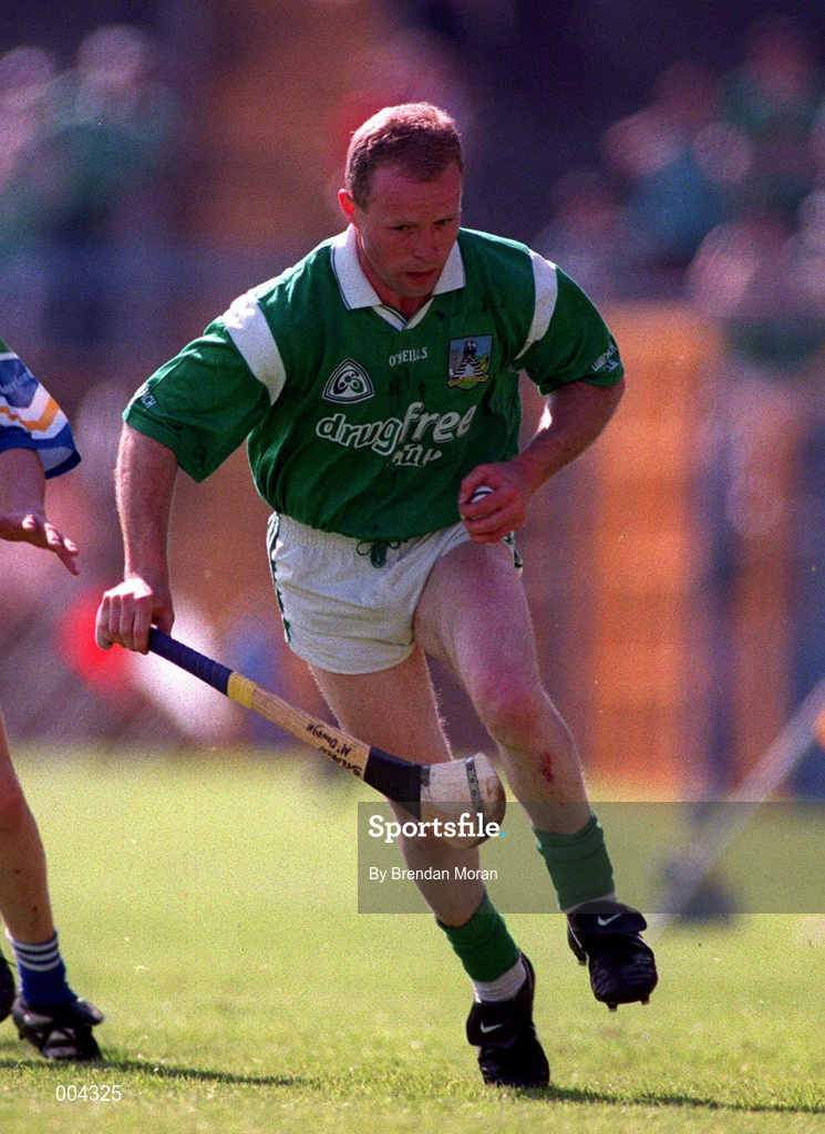 25 May 1997; Stephen McDonagh of Limerick during the Munster Senior Hurling Championship Quarter-Final between Limerick and Waterford at Semple Stadium in Thurles, Tipperary. Photo by Brendan Moran/Sportsfile