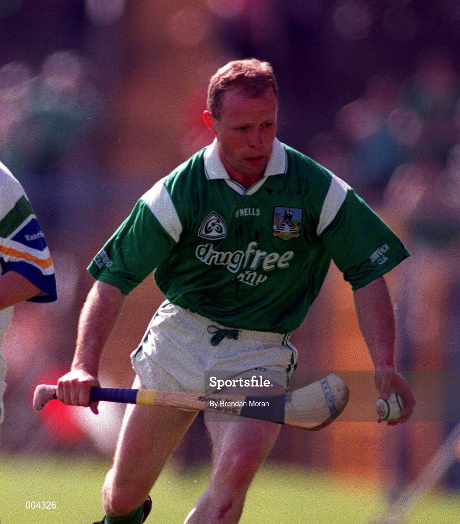 25 May 1997; Stephen McDonagh of Limerick during the Munster Senior Hurling Championship Quarter-Final between Limerick and Waterford at Semple Stadium in Thurles, Tipperary. Photo by Brendan Moran/Sportsfile