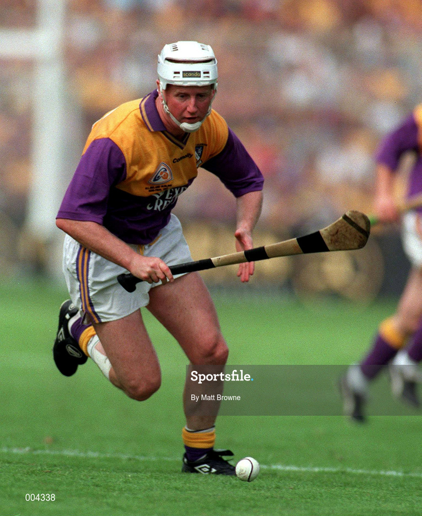 17 August 1997; Tom Dempsey of Wexford during the GAA All-Ireland Senior Hurling Championship Semi-Final match between Tipperary and Wexford at Croke Park in Dublin. Photo by Matt Browne/Sportsfile