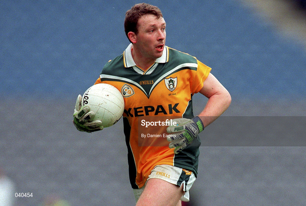 4 June 2000; Barry Callaghan of Meath during the Bank of Ireland Leinster Senior Football Championship Quarter-Final match between Offaly and Meath in Croke Park, Dublin. Photo by Damien Eagers/Sportsfile
