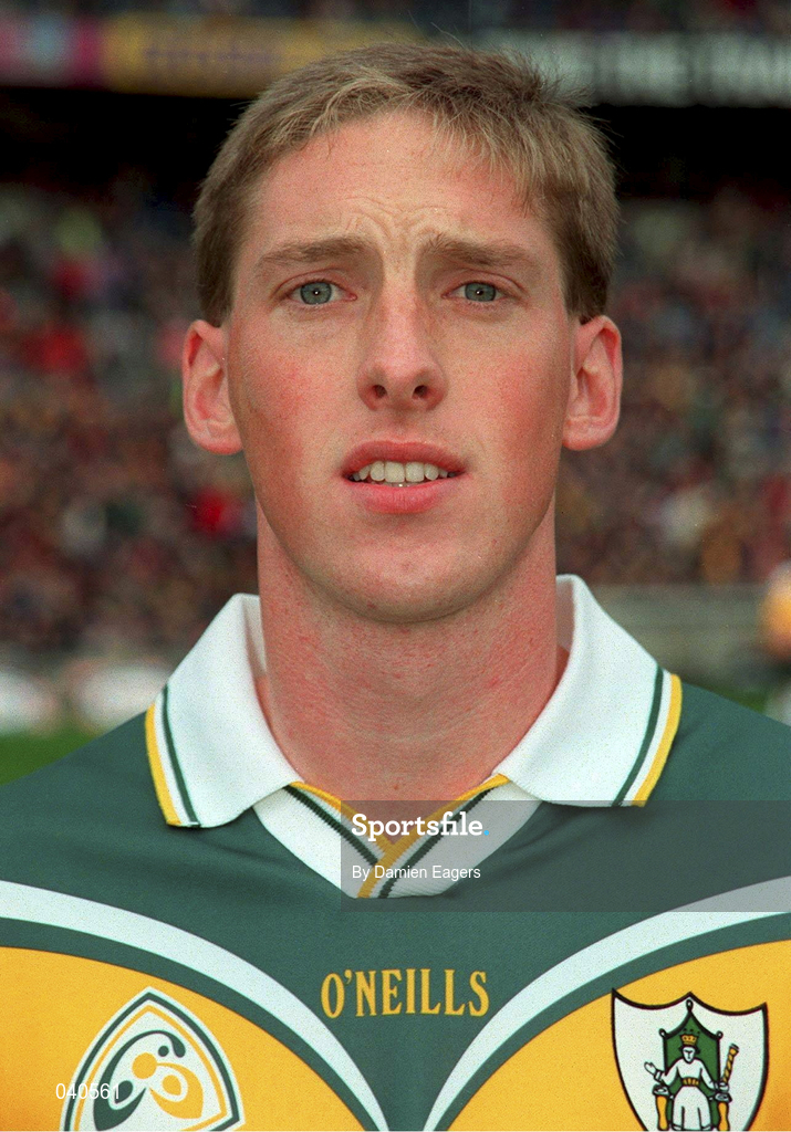4 June 2000; Trevor Giles of Meath prior to the Bank of Ireland Leinster Senior Football Championship Quarter-Final match between Offaly and Meath in Croke Park, Dublin. Photo by Damien Eagers/Sportsfile