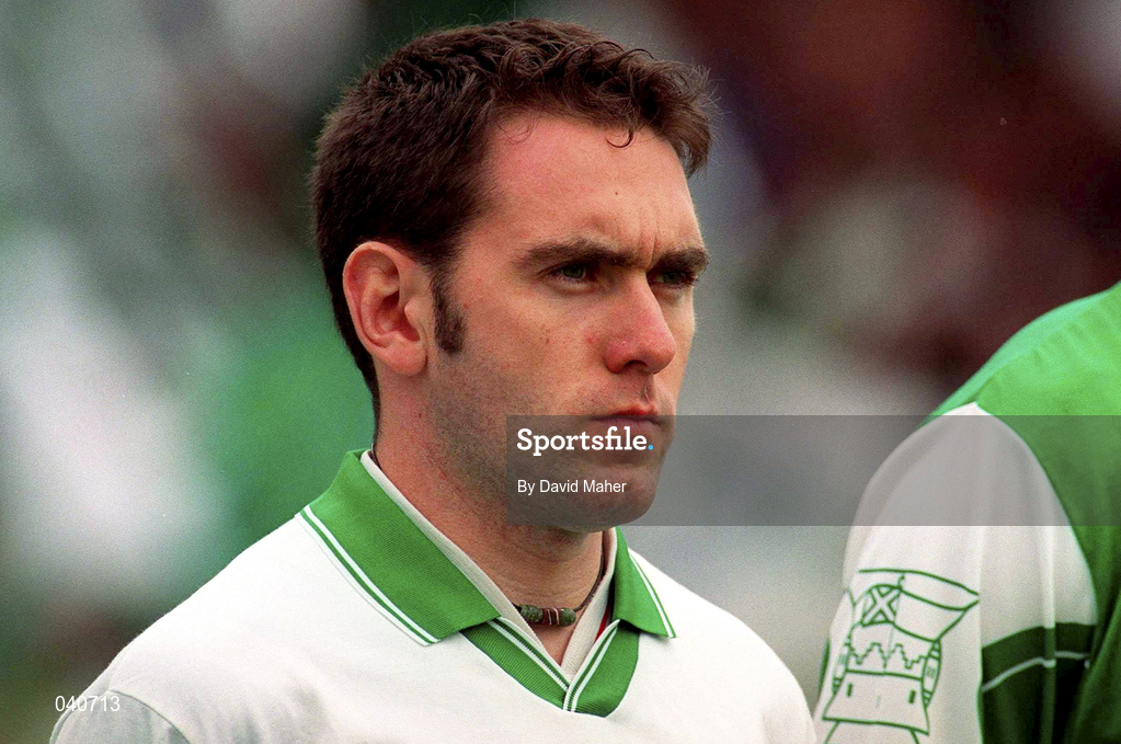 25 June 2000; Dermot Keely of Fermanagh prior to the Bank of Ireland Ulster Senior Football Championship Semi-Final match between Armagh and Fermanagh at St Tiernach's Park in Clones, Monaghan. Photo by David Maher/Sportsfile