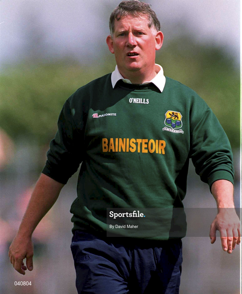 2 July 2000; Leitrim manager Joe Reynolds during the Bank of Ireland Connacht Senior Football Championship Semi-Final match between Roscommon and Leitrim in Dr. Hyde Park in Roscommon. Photo by David Maher/Sportsfile
