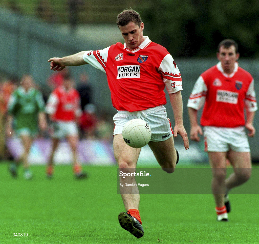 25 June 2000; John McEntee of Armagh during the Bank of Ireland Ulster Senior Football Championship Semi-Final match between Armagh and Fermanagh at St Tiernach's Park in Clones, Monaghan. Photo by Damien Eagers/Sportsfile