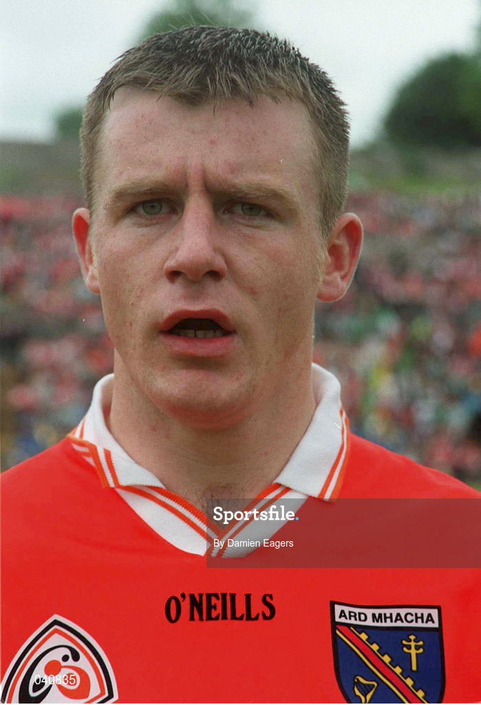 25 June 2000; Justin McNulty of Armagh prior to the Bank of Ireland Ulster Senior Football Championship Semi-Final match between Armagh and Fermanagh at St Tiernach's Park in Clones, Monaghan. Photo by Damien Eagers/Sportsfile
