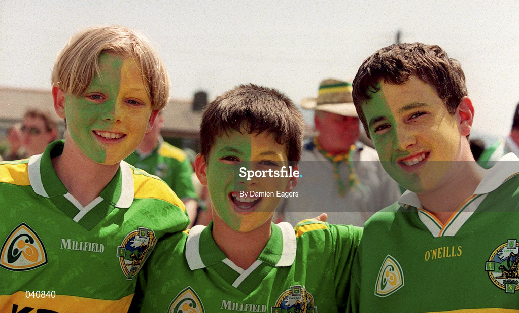 18 June 2000; Kerry fans prior to the Bank of Ireland Munster Senior Football Championship Semi-Final match between Kerry and Cork at Fitzgerald Stadium in Killarney, Kerry. Photo by Damien Eagers/Sportsfile
