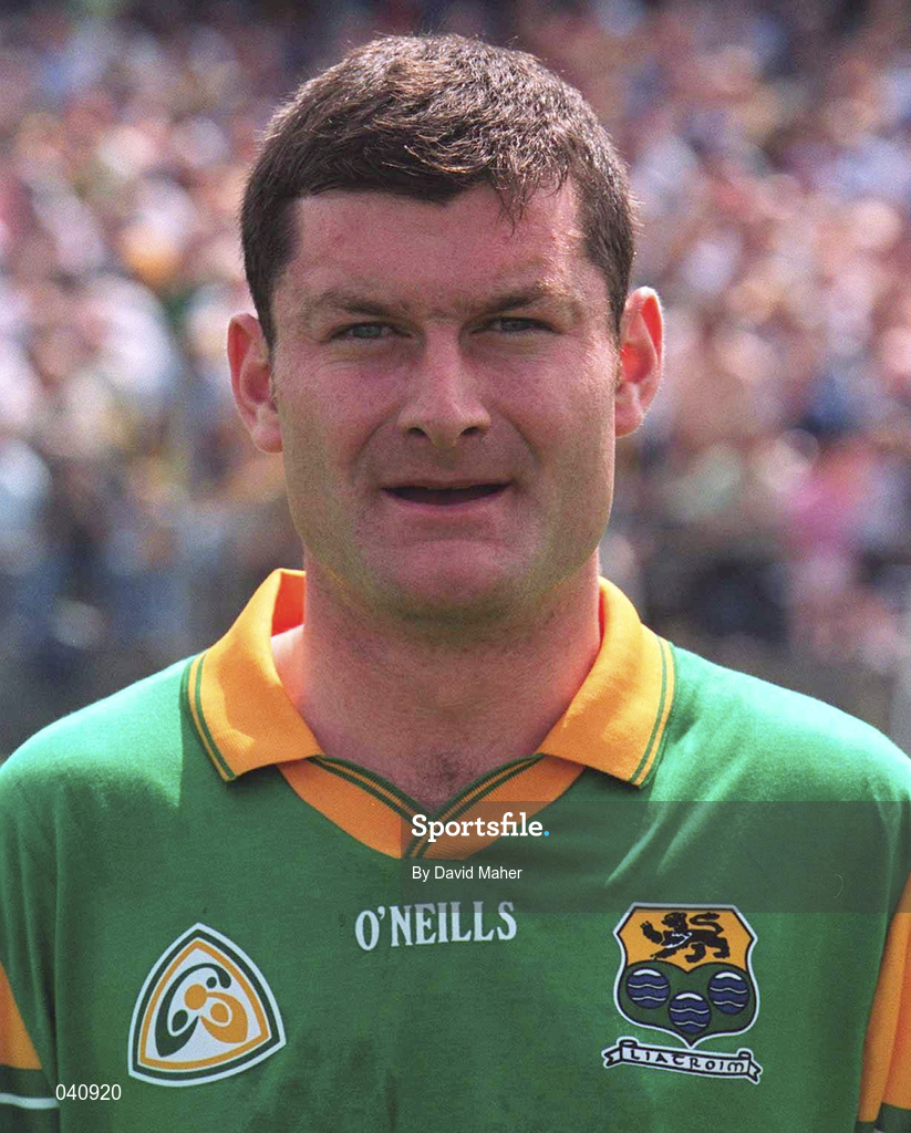 2 July 2000; Ollie McGuinness of Leitrim prior to the Bank of Ireland Connacht Senior Football Championship Semi-Final match between Roscommon and Leitrim in Dr. Hyde Park in Roscommon. Photo by David Maher/Sportsfile