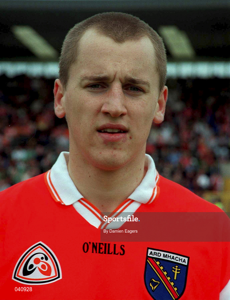 25 June 2000; Paddy McKeever of Armagh prior to the Bank of Ireland Ulster Senior Football Championship Semi-Final match between Armagh and Fermanagh at St Tiernach's Park in Clones, Monaghan. Photo by Damien Eagers/Sportsfile