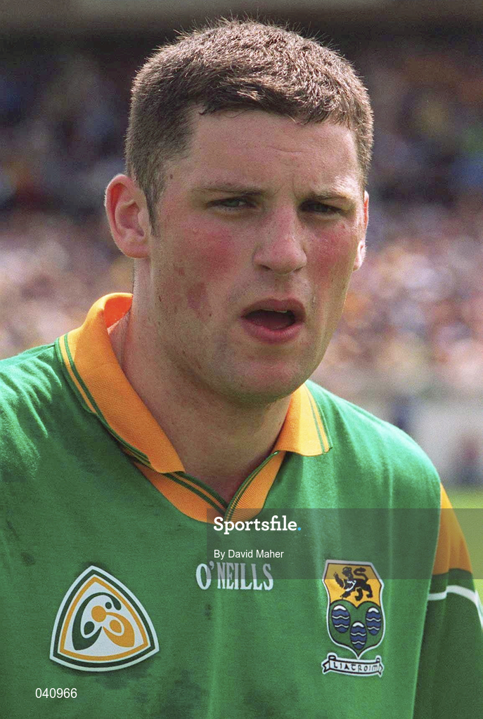 2 July 2000; Paul McDermott of Leitrim prior to the Bank of Ireland Connacht Senior Football Championship Semi-Final match between Roscommon and Leitrim in Dr. Hyde Park in Roscommon. Photo by David Maher/Sportsfile