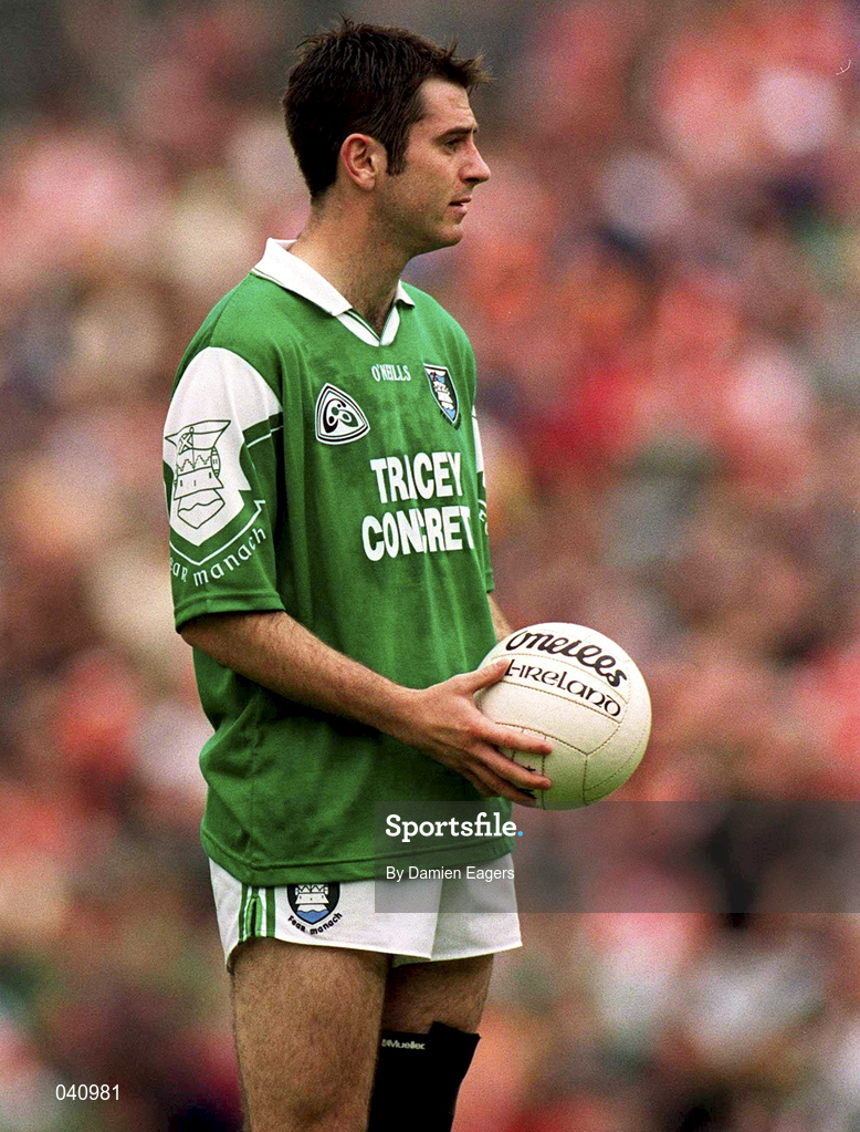 25 June 2000; Rory Gallagher of Fermanagh during the Bank of Ireland Ulster Senior Football Championship Semi-Final match between Armagh and Fermanagh at St Tiernach's Park in Clones, Monaghan. Photo by Damien Eagers/Sportsfile