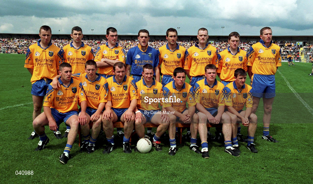 2 July 2000; The Roscommon team prior to the Bank of Ireland Connacht Senior Football Championship Semi-Final match between Roscommon and Leitrim in Dr. Hyde Park in Roscommon. Photo by David Maher/Sportsfile