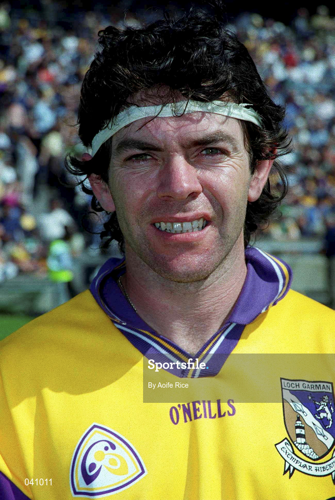 18 June 2000; Sean Flood of Wexford prior to the Guinness Leinster Senior Hurling Championship Semi-Final match between Offaly and Wexford at Croke Park in Dublin. Photo by Aoife Rice/Sportsfile