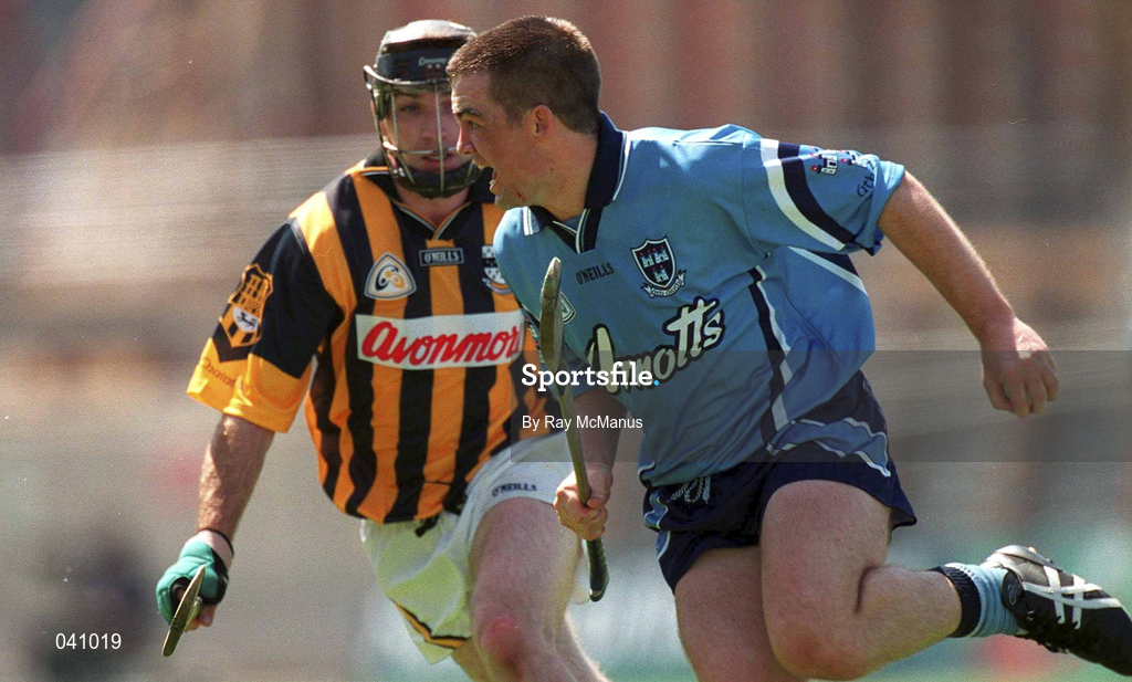 18 June 2000; Sean Power of Dubin during the Guinness Leinster Senior Hurling Championship Semi-Final match between Kilkenny and Dublin at Croke Park in Dublin. Photo by Ray McManus/Sportsfile