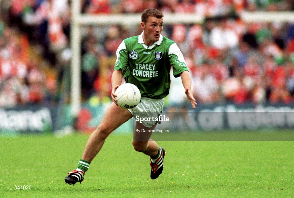 25 June 2000; Shane King of Fermanagh during the Bank of Ireland Ulster Senior Football Championship Semi-Final match between Armagh and Fermanagh at St Tiernach's Park in Clones, Monaghan. Photo by Damien Eagers/Sportsfile