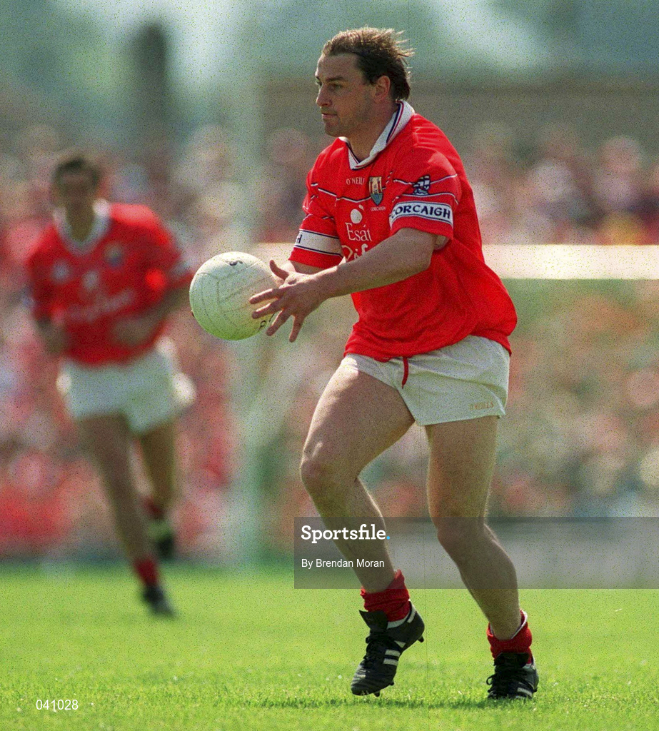 18 June 2000; Steven O'Brien of Cork during the Bank of Ireland Munster Senior Football Championship Semi-Final match between Kerry and Cork at Fitzgerald Stadium in Killarney, Kerry. Photo by Brendan Moran/Sportsfile