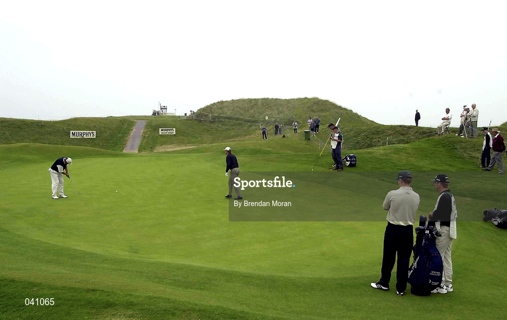 30 June 2000; A general view of the third green during the second day of the Murphy's Irish Open Golf Championship at Ballybunion Golf Club in Kerry. Photo by Brendan Moran/Sportsfile