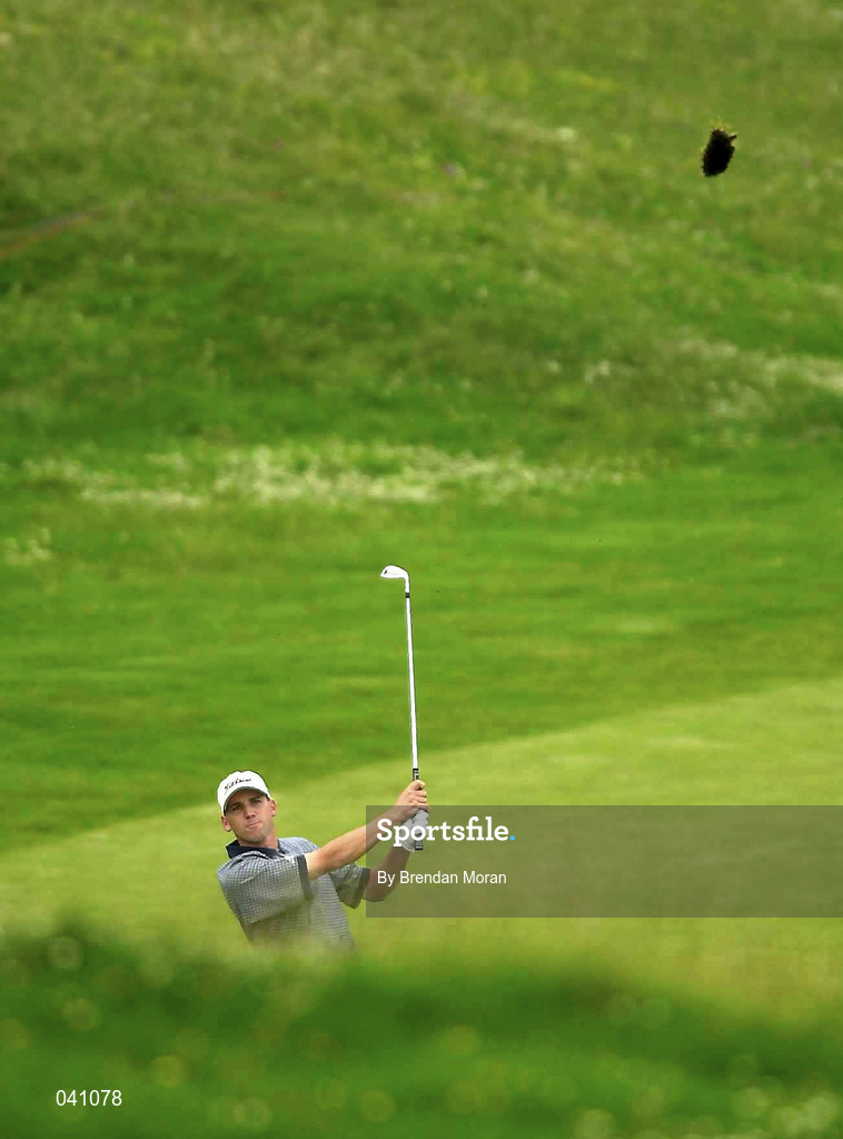 29 June 2000; Sergio Garcia of Spain plays his approach shot to the 13th green, where shot a birdie, during the first day of the Murphy's Irish Open Golf Championship at Ballybunion Golf Club in Kerry. Photo by Brendan Moran/Sportsfile