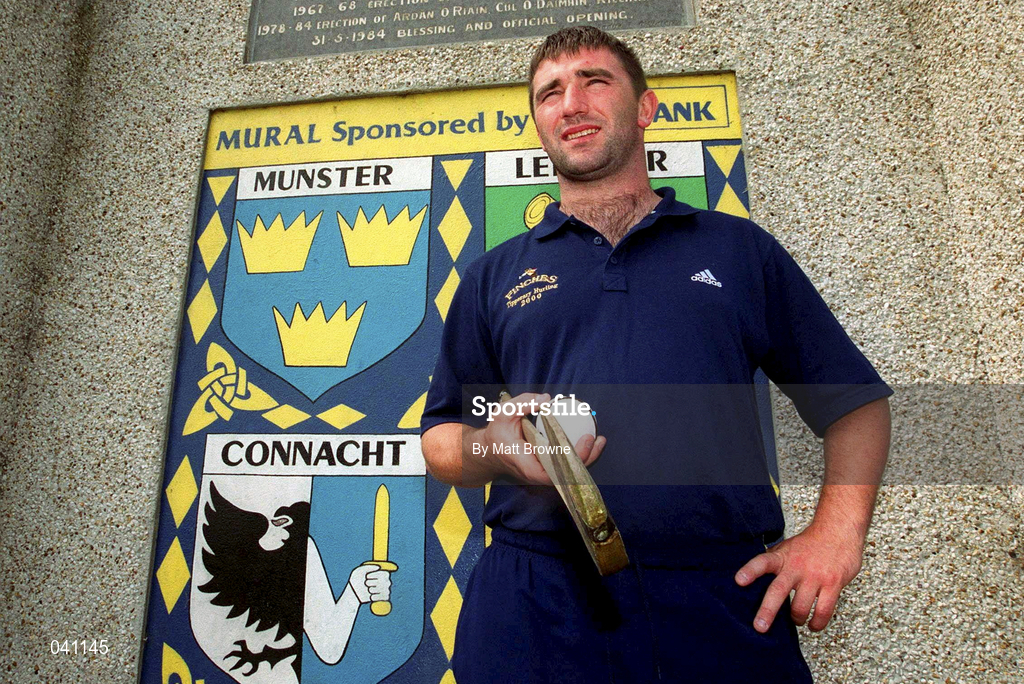 28 June 2000; Tipperary hurler Paul Shelley poses for a portrait outside Semple Stadium in Thurles, Tipperary. Photo by   Matt Browne/Sportsfile