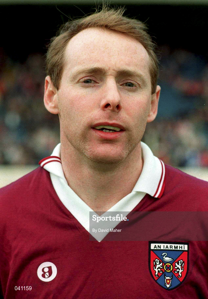 17 April 1994; Michael Fagan of Westmeath prior to the Church & General National Football League Semi-Final match between Meath and Westmeath at Croke Park in Dublin. Photo by David Maher/Sportsfile