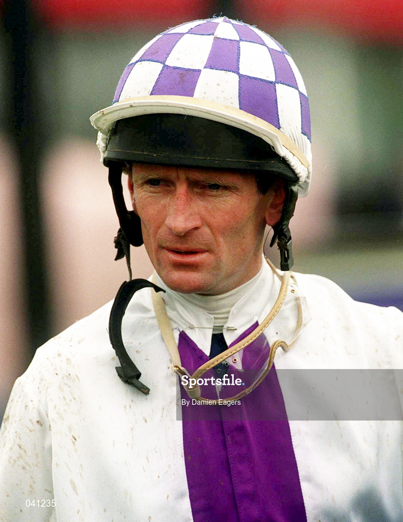 1 July 2000; Jockey Kevin Manning at The Curragh Racecourse in Kildare. Photo by Damien Eagers/Sportsfile