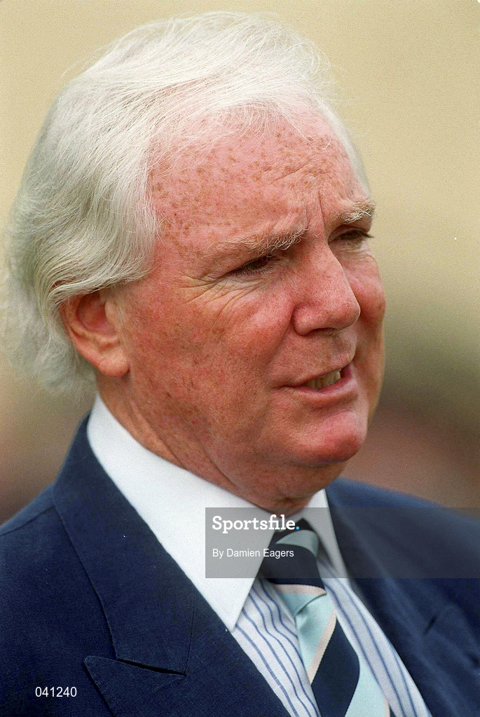 1 July 2000; Racehorse owner and and Executive chairman of Independent News & Media, Dr Anthony JF O'Reilly, in attendance at The Curragh Racecourse in Kildare. Photo by Damien Eagers/Sportsfile