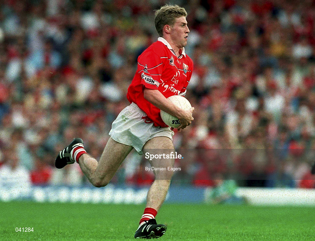 18 June 2000; Anthony Lynch of Cork during the Bank of Ireland Munster Senior Football Championship Semi-Final match between Kerry and Cork at Fitzgerald Stadium in Killarney, Kerry. Photo by Damien Eagers/Sportsfile