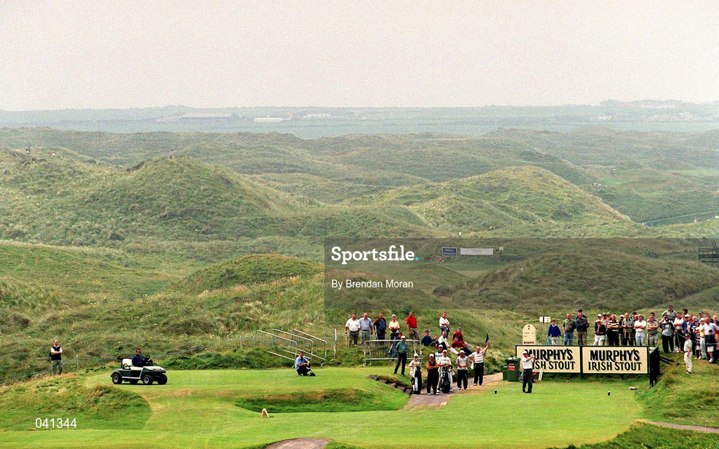 30 June 2000; A general view of the second day of the Murphy's Irish Open Golf Championship at Ballybunion Golf Club in Kerry. Photo by Brendan Moran/Sportsfile