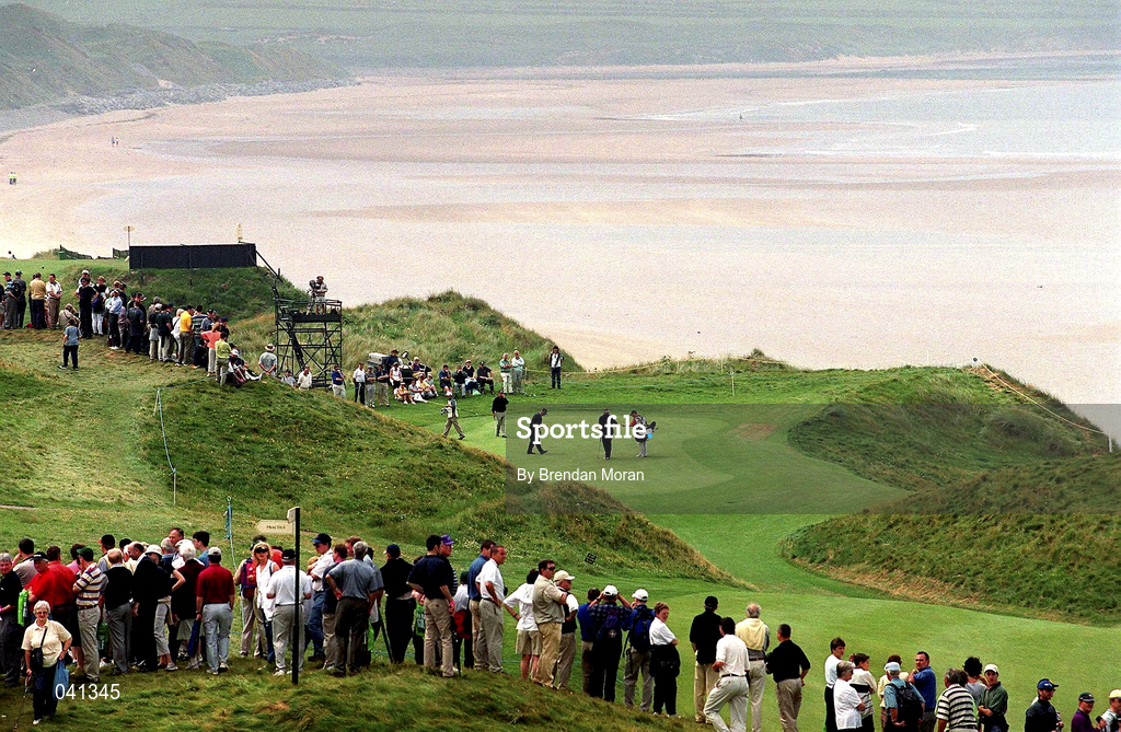 30 June 2000; A general view of the second day of the Murphy's Irish Open Golf Championship at Ballybunion Golf Club in Kerry. Photo by Brendan Moran/Sportsfile