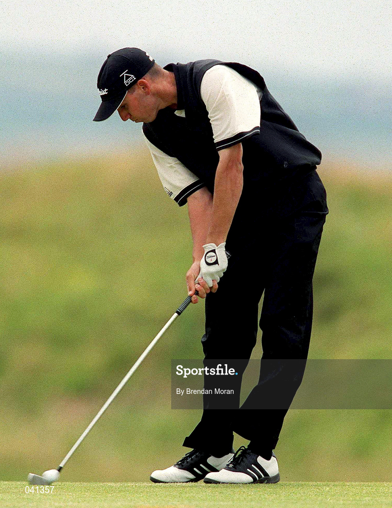 30 June 2000; Sergio Garcia of Spain plays his second shot from the 14th fairway during the second day of the Murphy's Irish Open Golf Championship at Ballybunion Golf Club in Kerry. Photo by Brendan Moran/Sportsfile