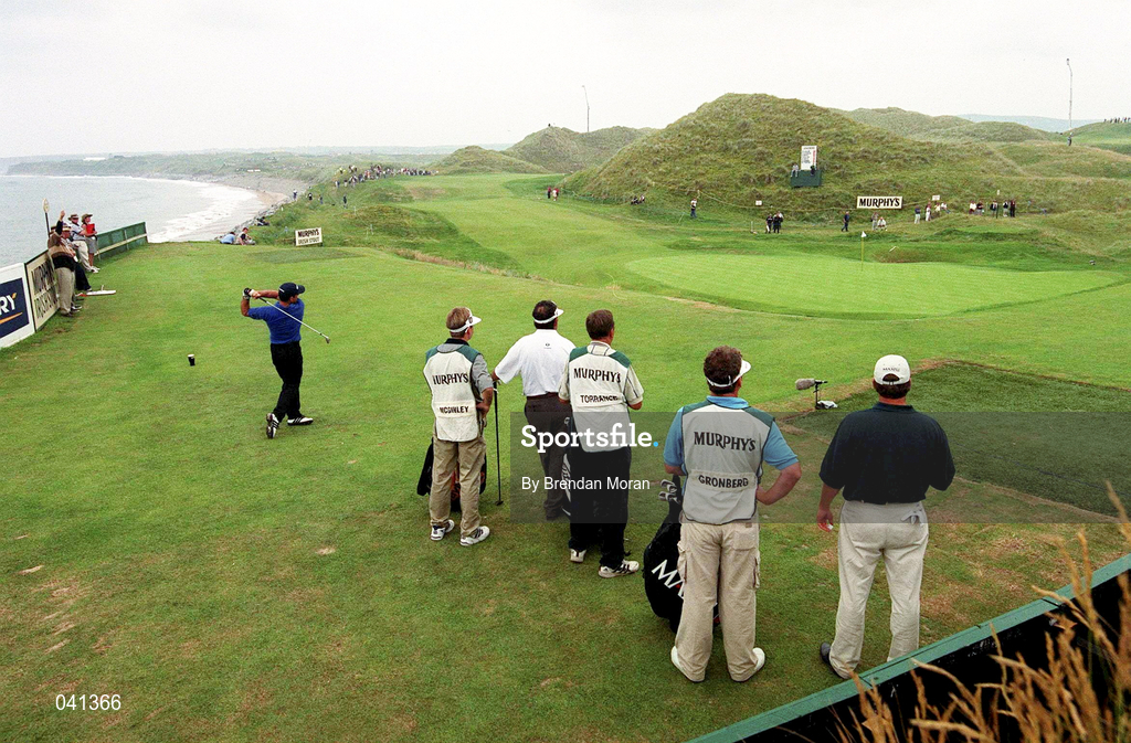 30 June 2000; A general view of the 13th teebox during the second day of the Murphy's Irish Open Golf Championship at Ballybunion Golf Club in Kerry. Photo by Brendan Moran/Sportsfile
