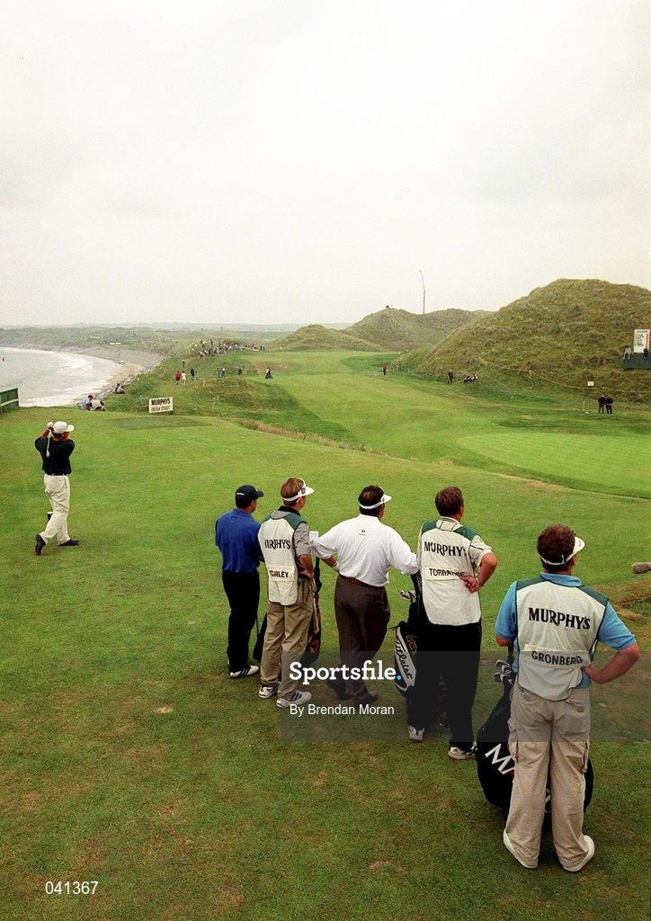 30 June 2000; A general view of the 13th teebox during the second day of the Murphy's Irish Open Golf Championship at Ballybunion Golf Club in Kerry. Photo by Brendan Moran/Sportsfile
