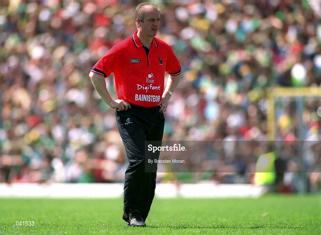 18 June 2000; Cork manager Larry Tompkins prior to the Bank of Ireland Munster Senior Football Championship Semi-Final match between Kerry and Cork at Fitzgerald Stadium in Killarney, Kerry. Photo by Brendan Moran/Sportsfile