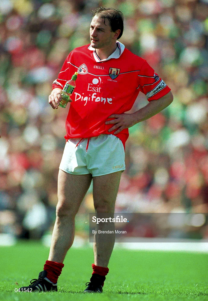 18 June 2000; Steven O'Brien of Cork during the Bank of Ireland Munster Senior Football Championship Semi-Final match between Kerry and Cork at Fitzgerald Stadium in Killarney, Kerry. Photo by Brendan Moran/Sportsfile