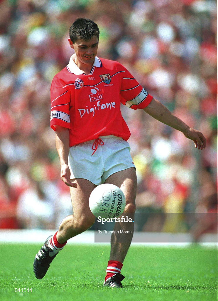 18 June 2000; Don Davis of Cork during the Bank of Ireland Munster Senior Football Championship Semi-Final match between Kerry and Cork at Fitzgerald Stadium in Killarney, Kerry. Photo by Brendan Moran/Sportsfile