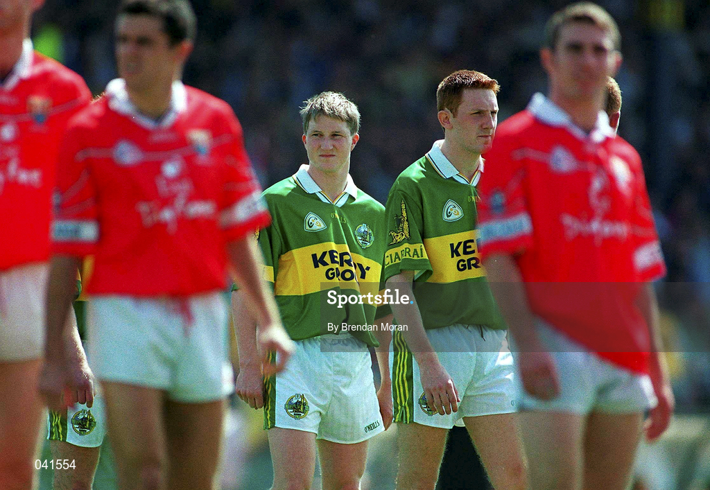 18 June 2000; Mike Frank Russell of Kerry during the Bank of Ireland Munster Senior Football Championship Semi-Final match between Kerry and Cork at Fitzgerald Stadium in Killarney, Kerry. Photo by Brendan Moran/Sportsfile