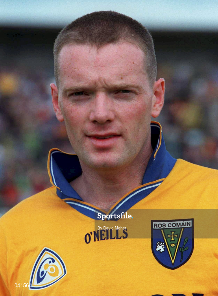 2 July 2000; Derek Duggan of Roscommon prior to the Bank of Ireland Connacht Senior Football Championship Semi-Final match between Roscommon and Leitrim in Dr. Hyde Park in Roscommon. Photo by David Maher/Sportsfile