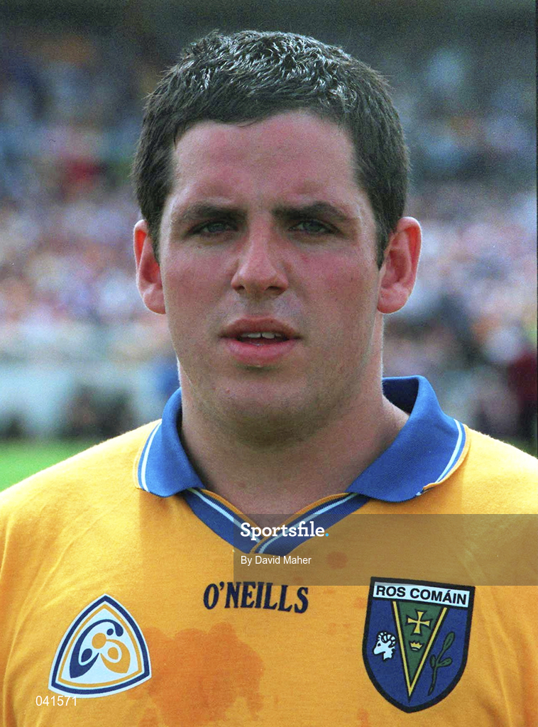 2 July 2000; Francie Grehan of Roscommon prior to the Bank of Ireland Connacht Senior Football Championship Semi-Final match between Roscommon and Leitrim in Dr. Hyde Park in Roscommon. Photo by David Maher/Sportsfile