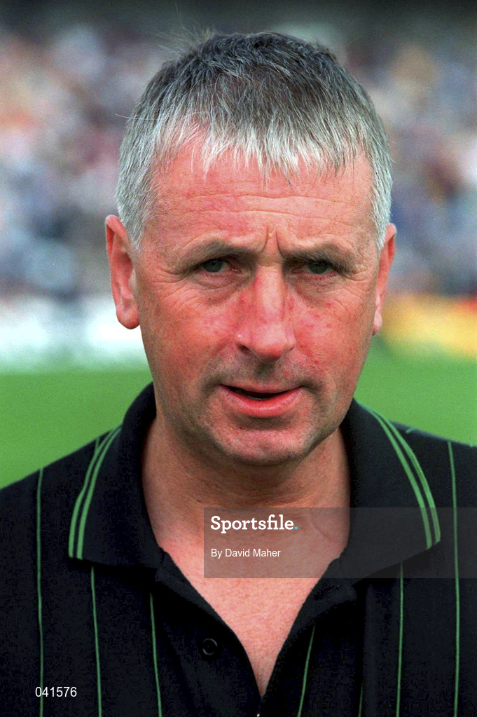 2 July 2000; Referee Niall Barrett prior to the Bank of Ireland Connacht Senior Football Championship Semi-Final match between Roscommon and Leitrim in Dr. Hyde Park in Roscommon. Photo by David Maher/Sportsfile