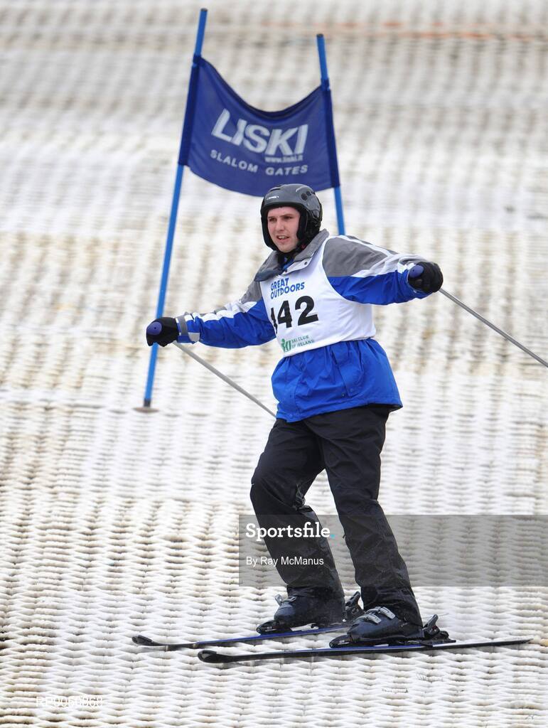 26 April 2008; Cathal Murphy, from Scarriff, Co. Clare, competing during the 2008 Special Olympics All-Ireland Winter Games. These games are the qualifiers for the 2009 Special Olympics World Winter Games, which takes place in Idaho, USA, from the 6th - 13th February. Ski Club of Ireland, Kilternan, Co. Dublin. Picture credit: Ray McManus / SPORTSFILE