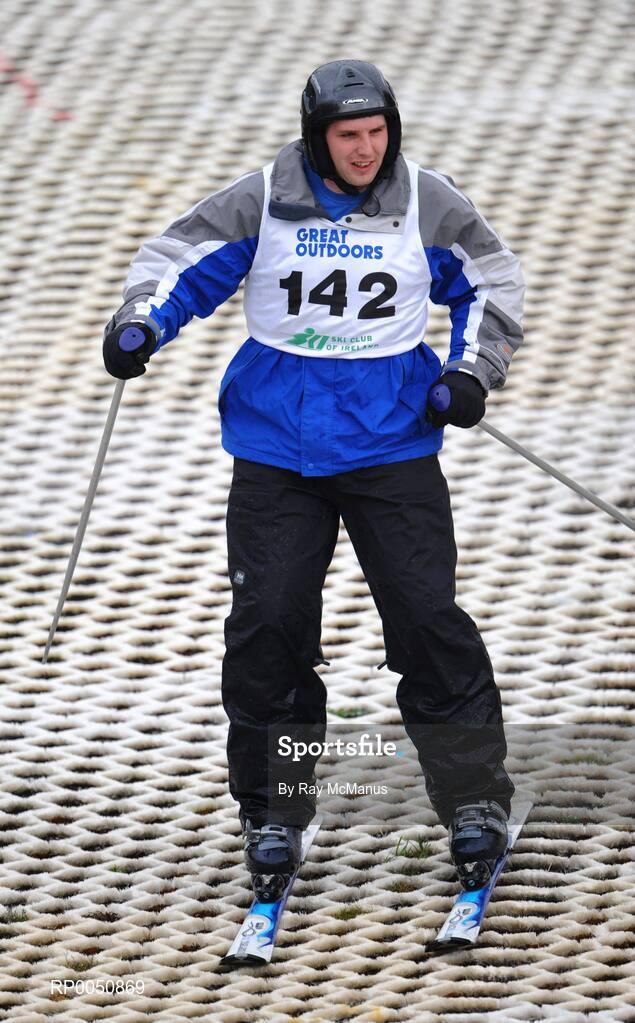 26 April 2008; Cathal Murphy, from Scarriff, Co. Clare, competing during the 2008 Special Olympics All-Ireland Winter Games. These games are the qualifiers for the 2009 Special Olympics World Winter Games, which takes place in Idaho, USA, from the 6th - 13th February. Ski Club of Ireland, Kilternan, Co. Dublin. Picture credit: Ray McManus / SPORTSFILE