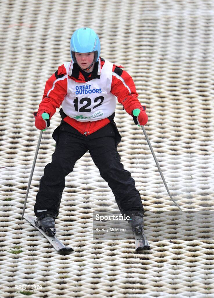 26 April 2008; Ben Purcell, from Dalkey, Co. Dublin, competing during the 2008 Special Olympics All-Ireland Winter Games. These games are the qualifiers for the 2009 Special Olympics World Winter Games, which takes place in Idaho, USA, from the 6th - 13th February. Ski Club of Ireland, Kilternan, Co. Dublin. Picture credit: Ray McManus / SPORTSFILE